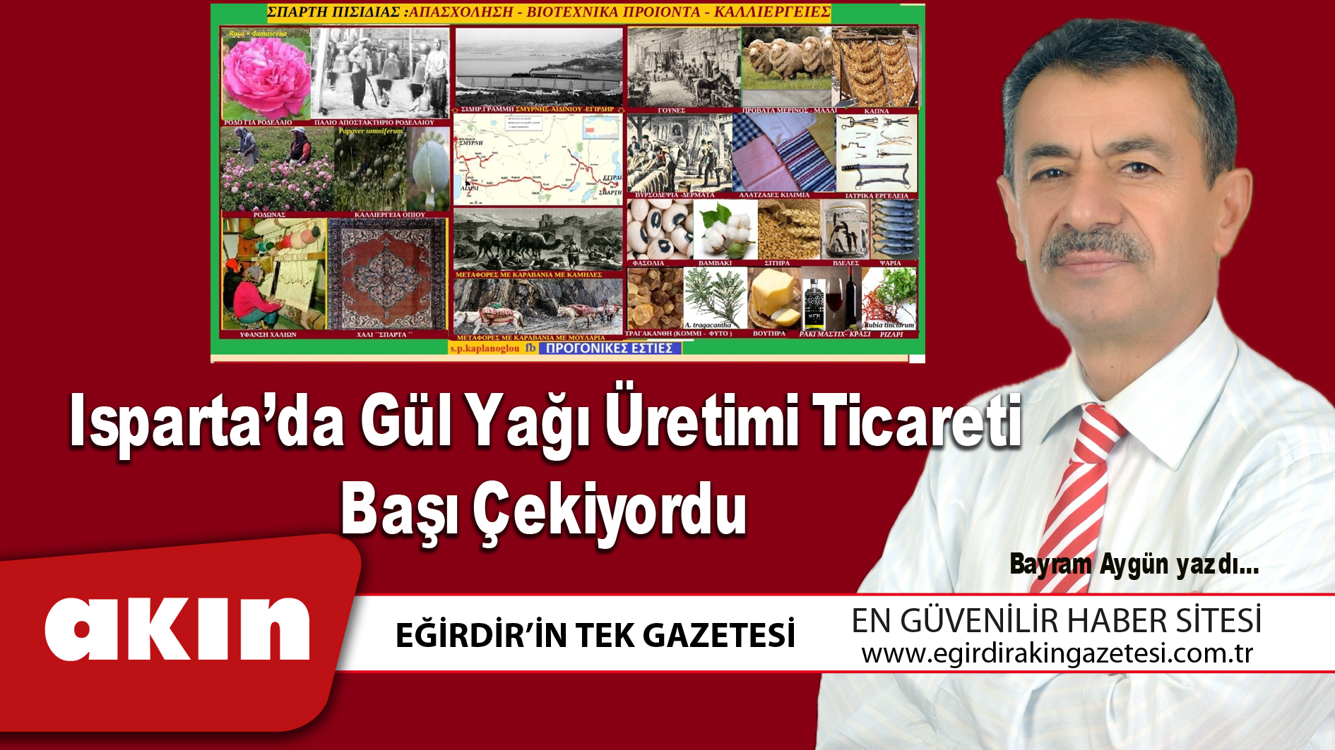 eğirdir haber,akın gazetesi,egirdir haberler,son dakika,Isparta’da Gül Yağı Üretimi Ticareti Başı Çekiyordu