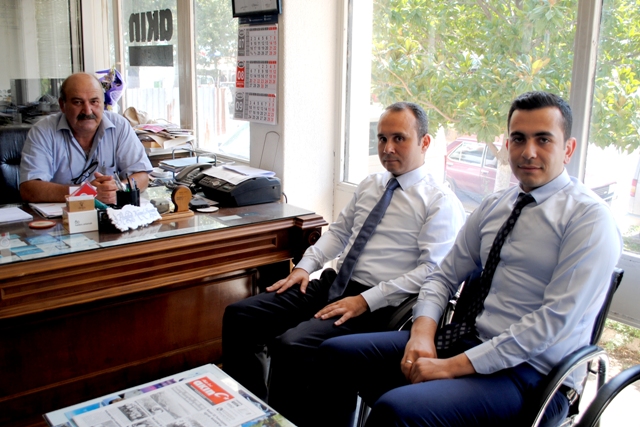 eğirdir haber,akın gazetesi,egirdir haberler,son dakika,Halkbank'ın Yeni Müdürü Ahmet Ufuk Nurhan Gazetemizi ziyaret etti