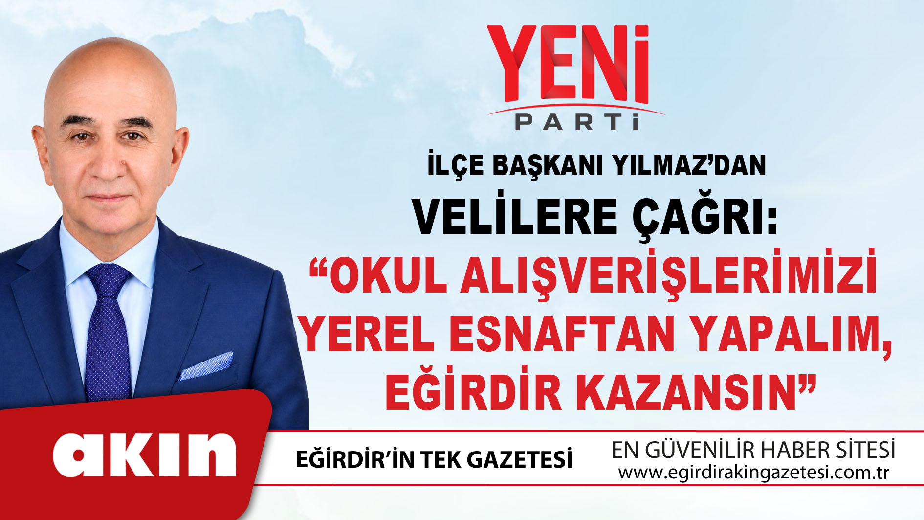 Yılmaz’dan Velilere Çağrı
