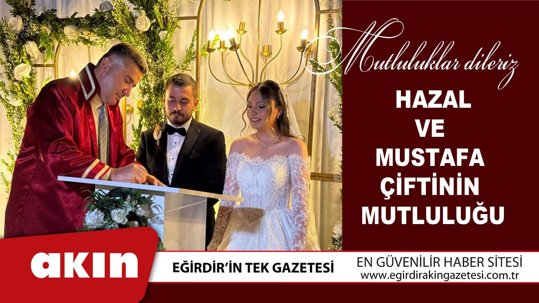 Hazal Ve Mustafa Çiftinin Mutluluğu