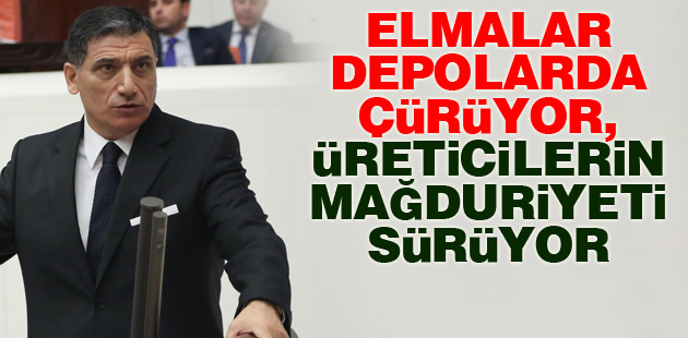 Okutan: Elma Depolarda Çürüyor, Üreticilerin Mağduriyeti Sürüyor