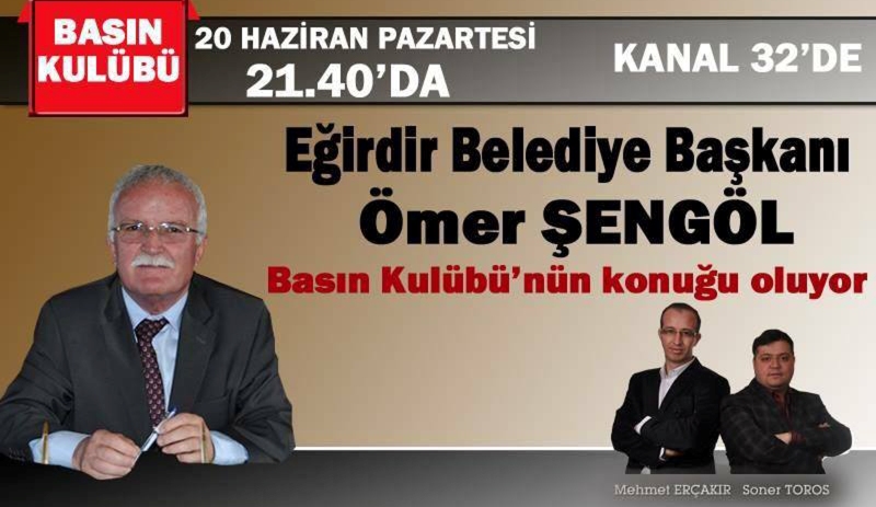 BAŞKAN ŞENGÖL BASIN KULÜBÜNÜN KONUĞU OLUYOR