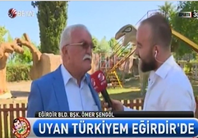 BAŞKAN ŞENGÖL, BEYAZ TV?DE EĞİRDİR?İ ANLATTI