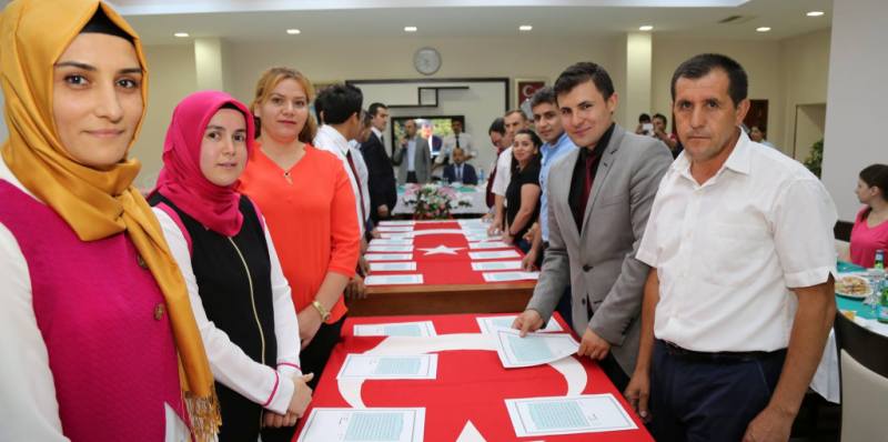 DSİ'ye  Şehit ve Gazi Yakını Olarak Atanan Yeni Memurlar Yemin Etti