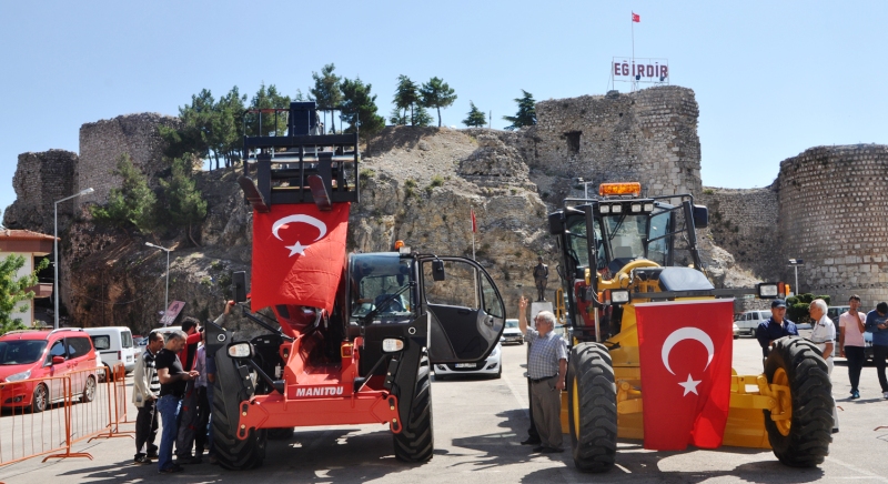 Eğirdir Belediyesine 2 Yeni İş Makinesi Daha Alındı