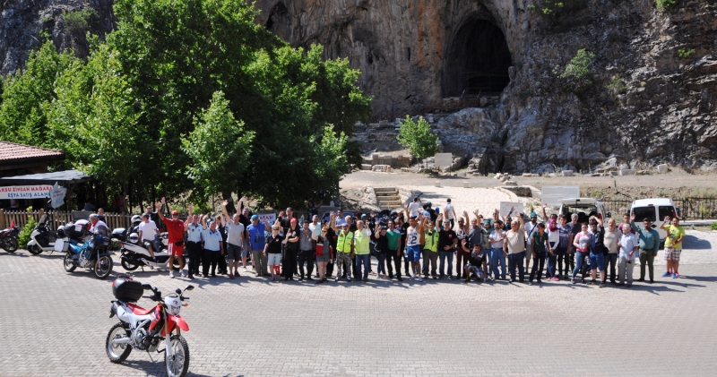 Motorcular Eğirdir'e hayran kaldı