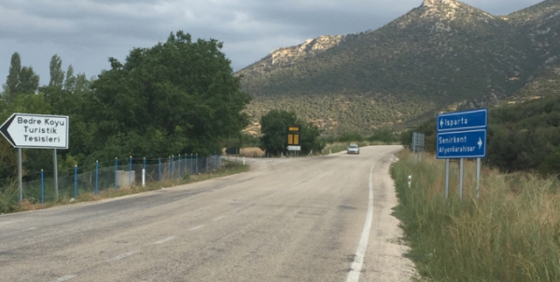 EĞİRDİR-BARLA ARASI 33 KM DEĞİL, 17 KM?