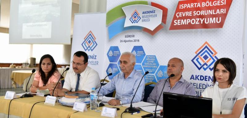 ISPARTA ÇEVRE KİRLİLİĞİ SEMPOZYUMU EĞİRDİR?DE YAPILDI