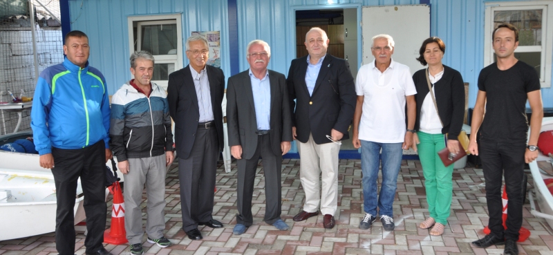 YELKEN FEDERASYONU BAŞKANI BELLİ, BAŞKAN ŞENGÖL'Ü ZİYARET ETTİ