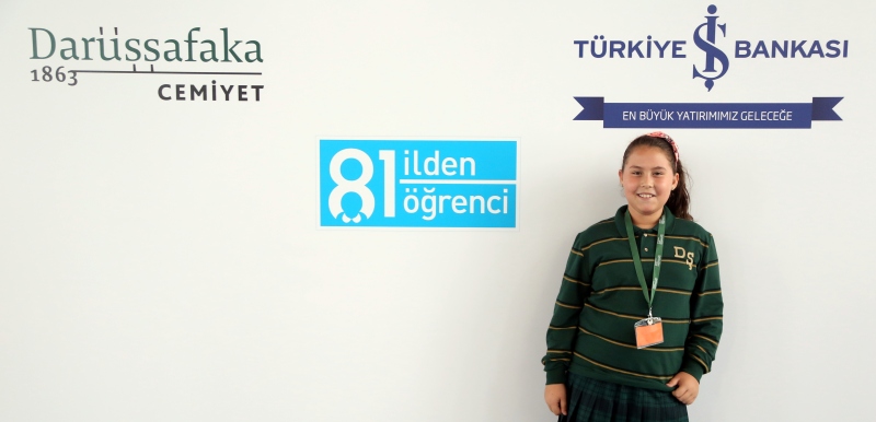 Isparta?nın gururu Hilal Mert İş Bankası desteğiyle Darüşşafaka?da