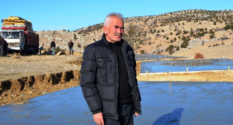 Sarıidris Kasabasında Gölet İnşaatı Başladı