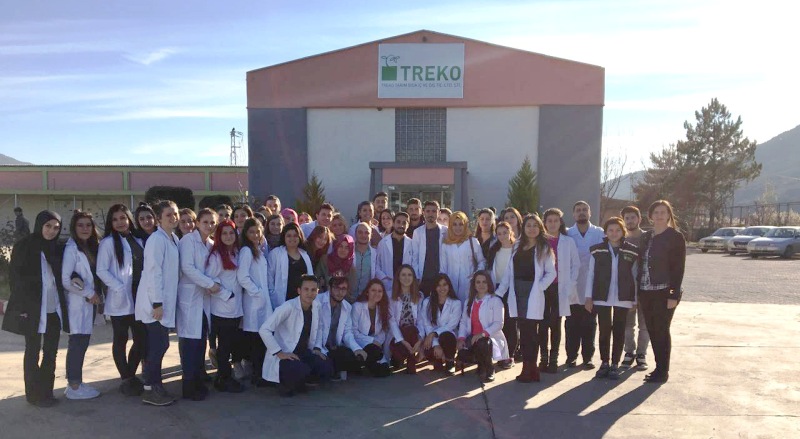 Eğirdir MYO Öğrencilerine TREKO Meyve Suyu ve Gıda San. A.Ş.?ye Teknik Gezi