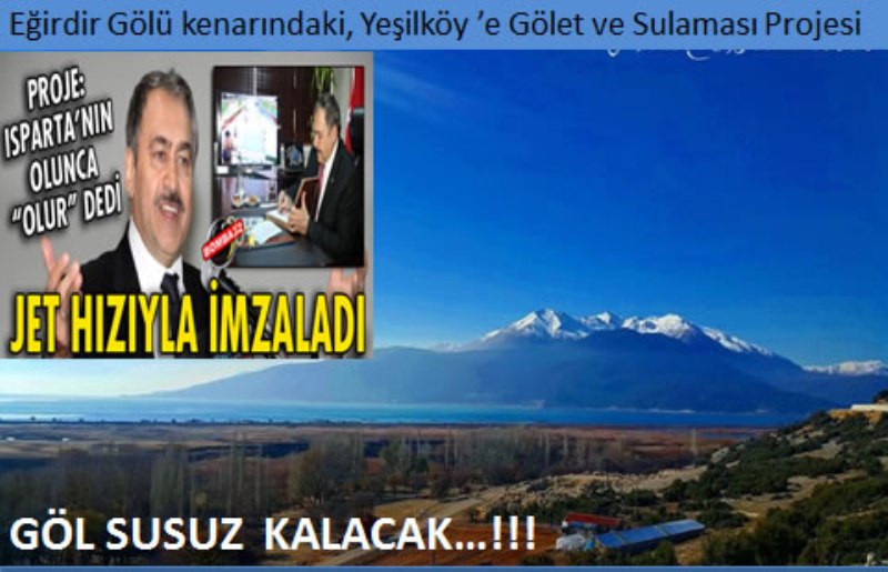 GÖL SUSUZ KALACAK?!!!