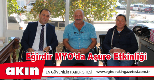 Eğirdir MYO’da Aşure Etkinliği