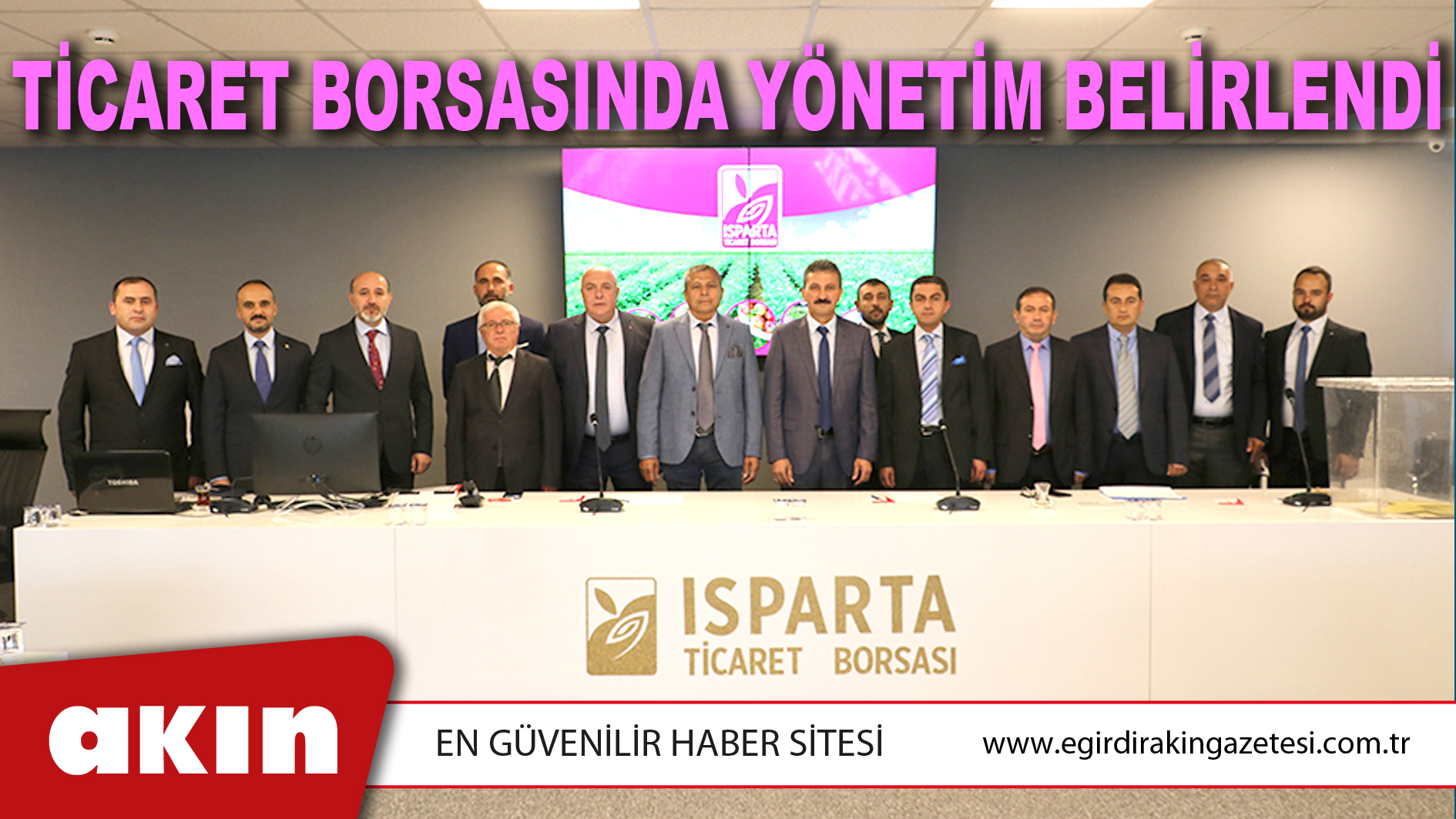 Ticaret Borsasında Yönetim Belirlendi