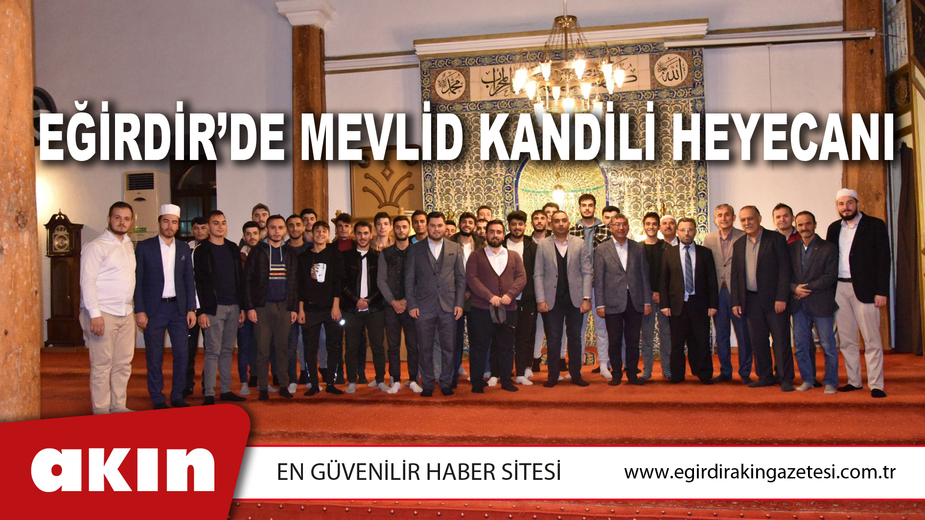 EĞİRDİR’DE MEVLİD KANDİLİ HEYECANI
