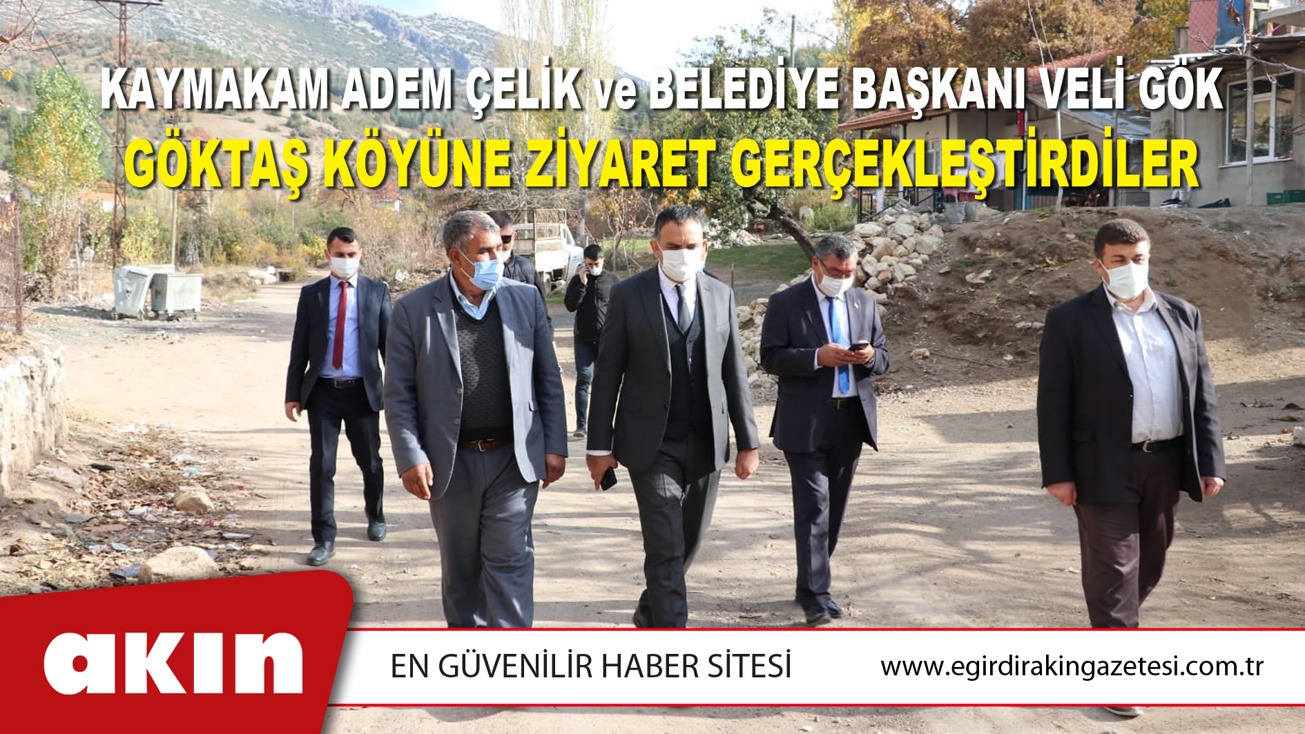 Kaymakam Adem Çelik, Belediye Başkanı Veli Gök İle Göktaş Köyüne Ziyaret Gerçekleştirdi