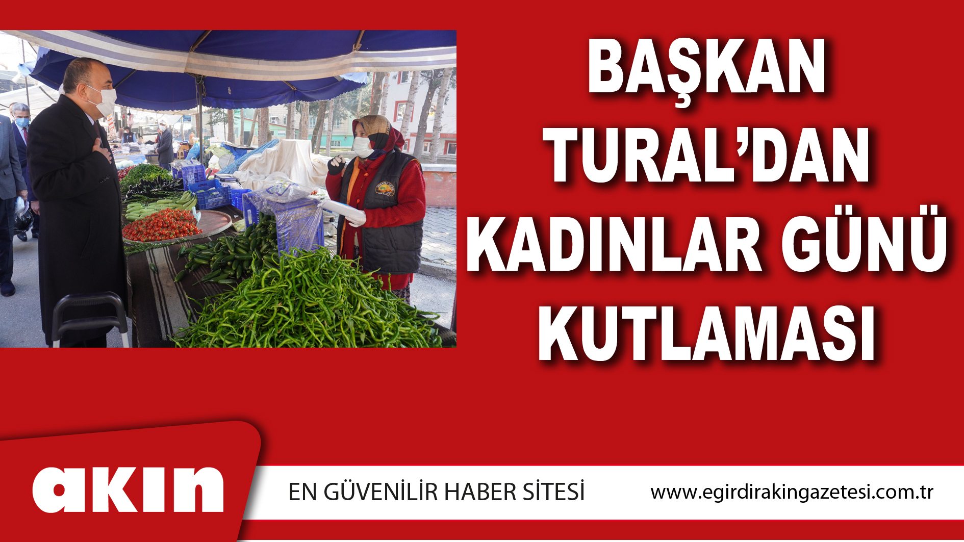 BAŞKAN TURAL’DAN KADINLAR GÜNÜ KUTLAMASI