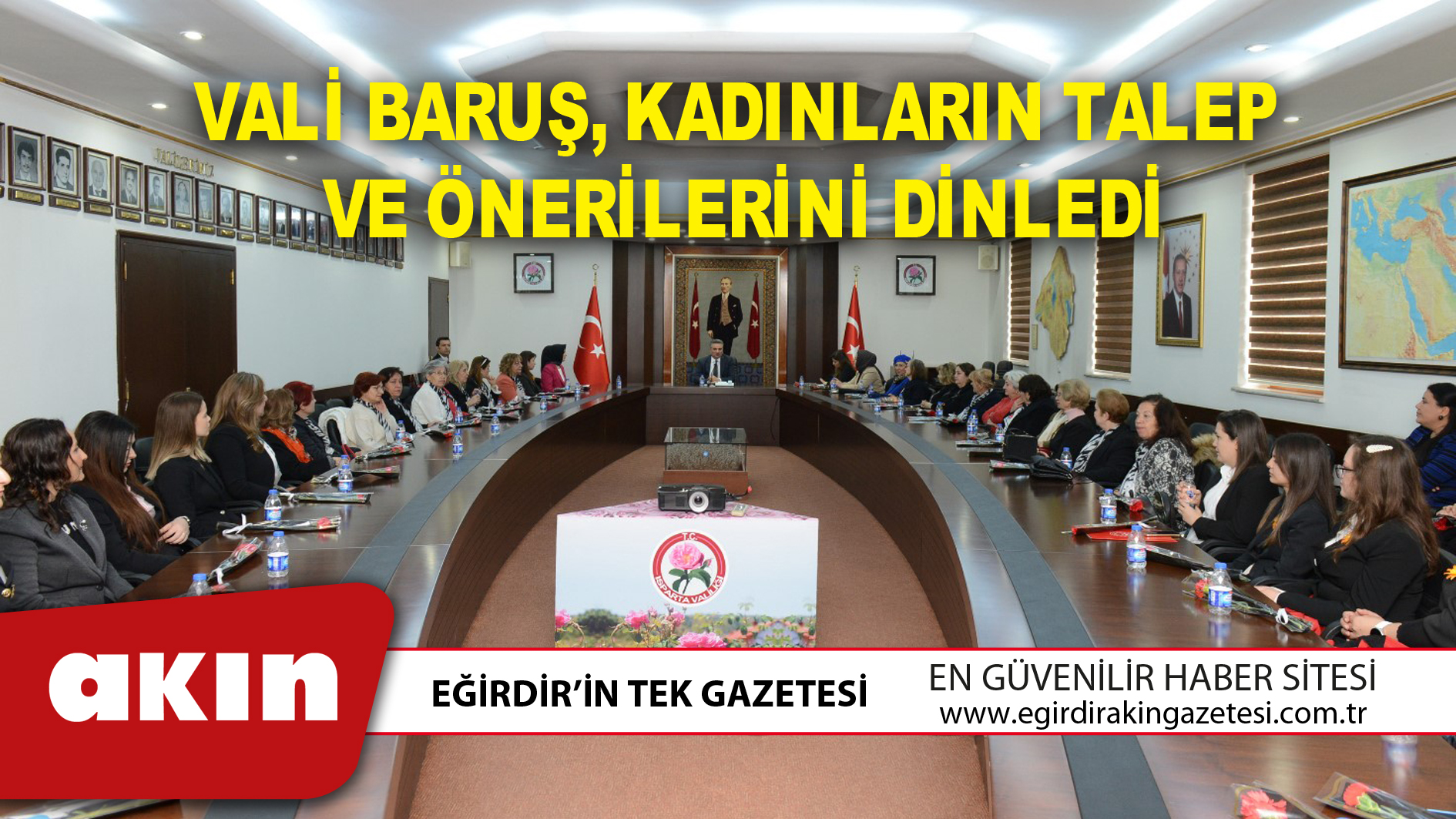 Vali Baruş, Kadınların Talep Ve Önerilerini Dinledi