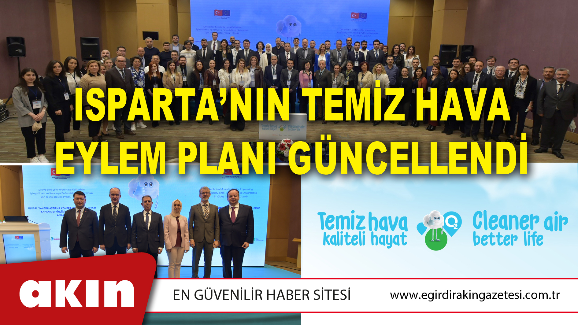 Isparta’nın Temiz Hava Eylem Planı Güncellendi