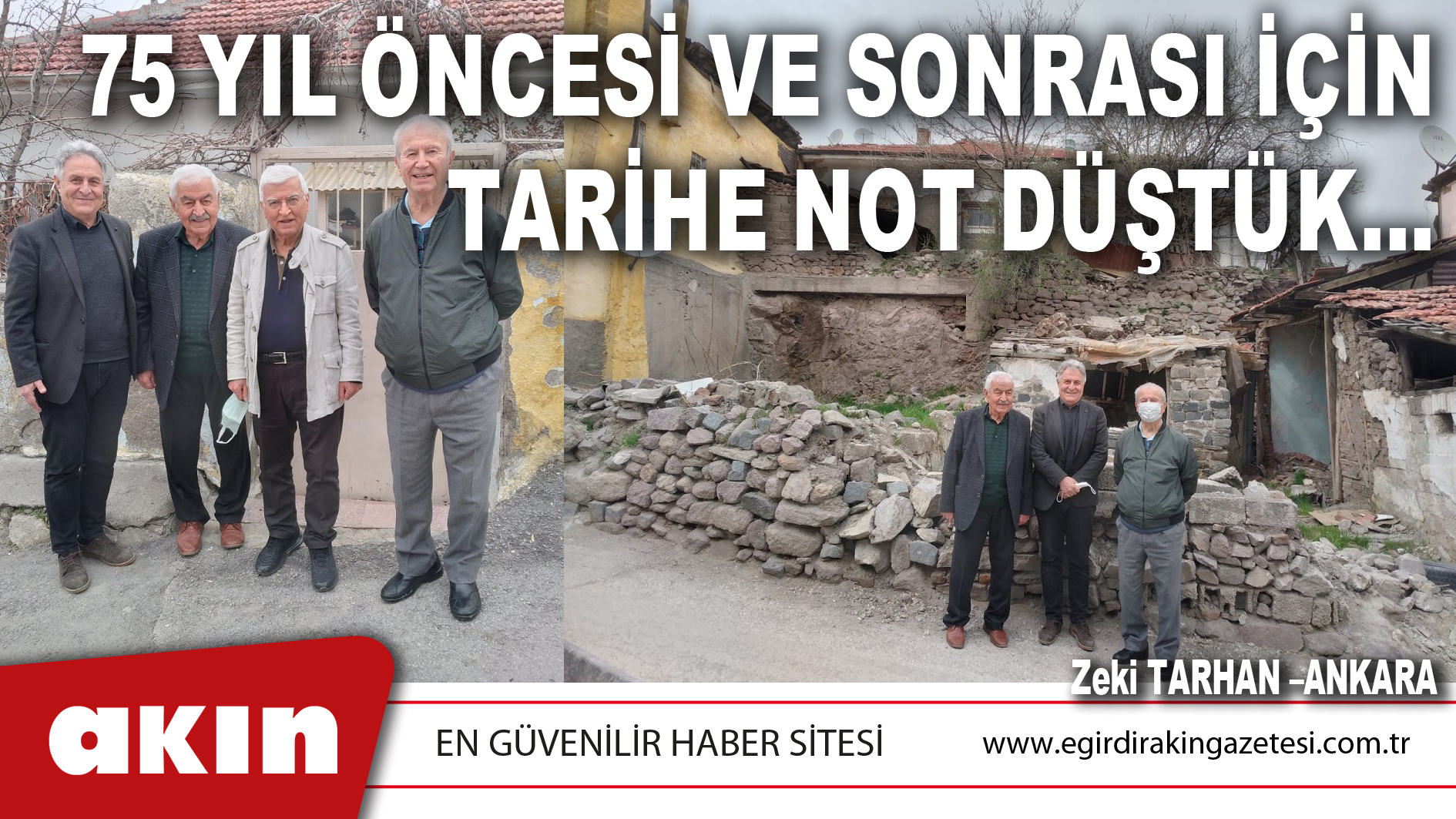 75 YIL ÖNCESİ VE SONRASI İÇİN TARİHE NOT DÜŞTÜK… (2. Bölüm)