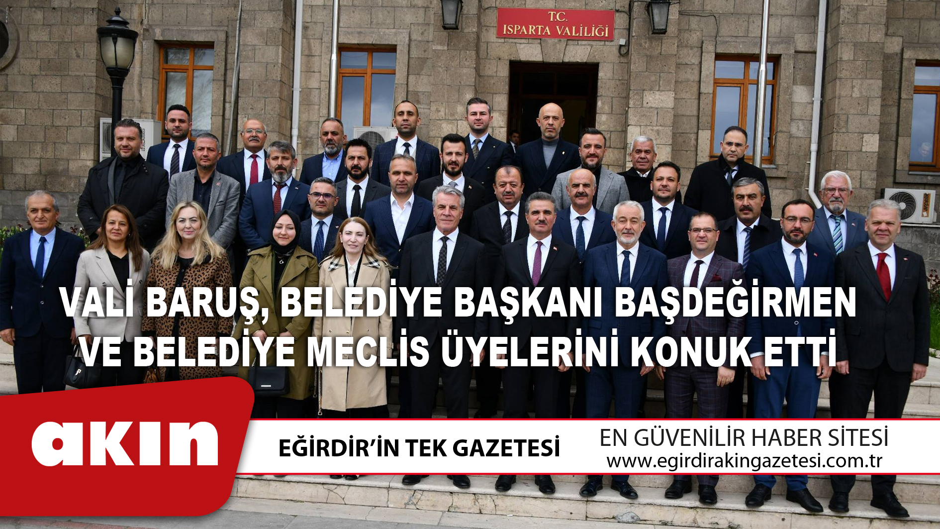 Vali Baruş, Belediye Başkanı Başdeğirmen Ve Belediye Meclis Üyelerini Konuk Etti