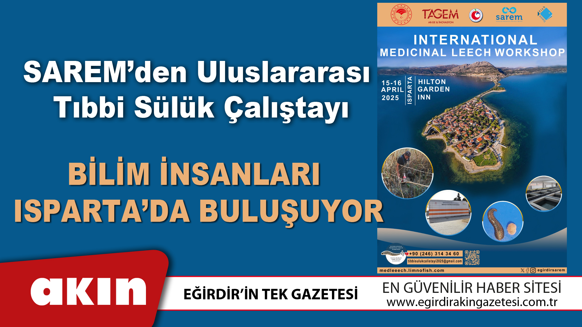 SAREM’den Uluslararası Tıbbi Sülük Çalıştayı