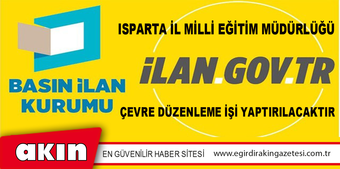 ISPARTA İL MİLLİ EĞİTİM MÜDÜRLÜĞÜ