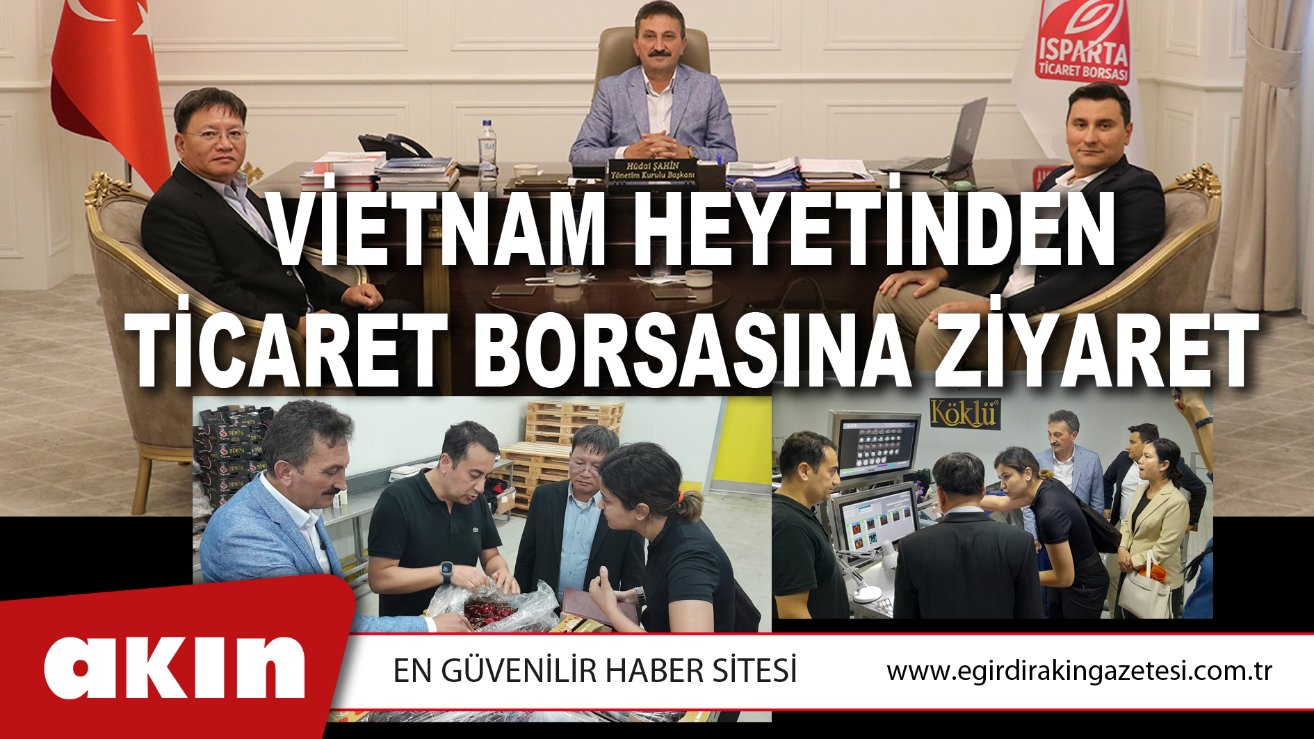 VİETNAM HEYETİNDEN TİCARET BORSASINA ZİYARET