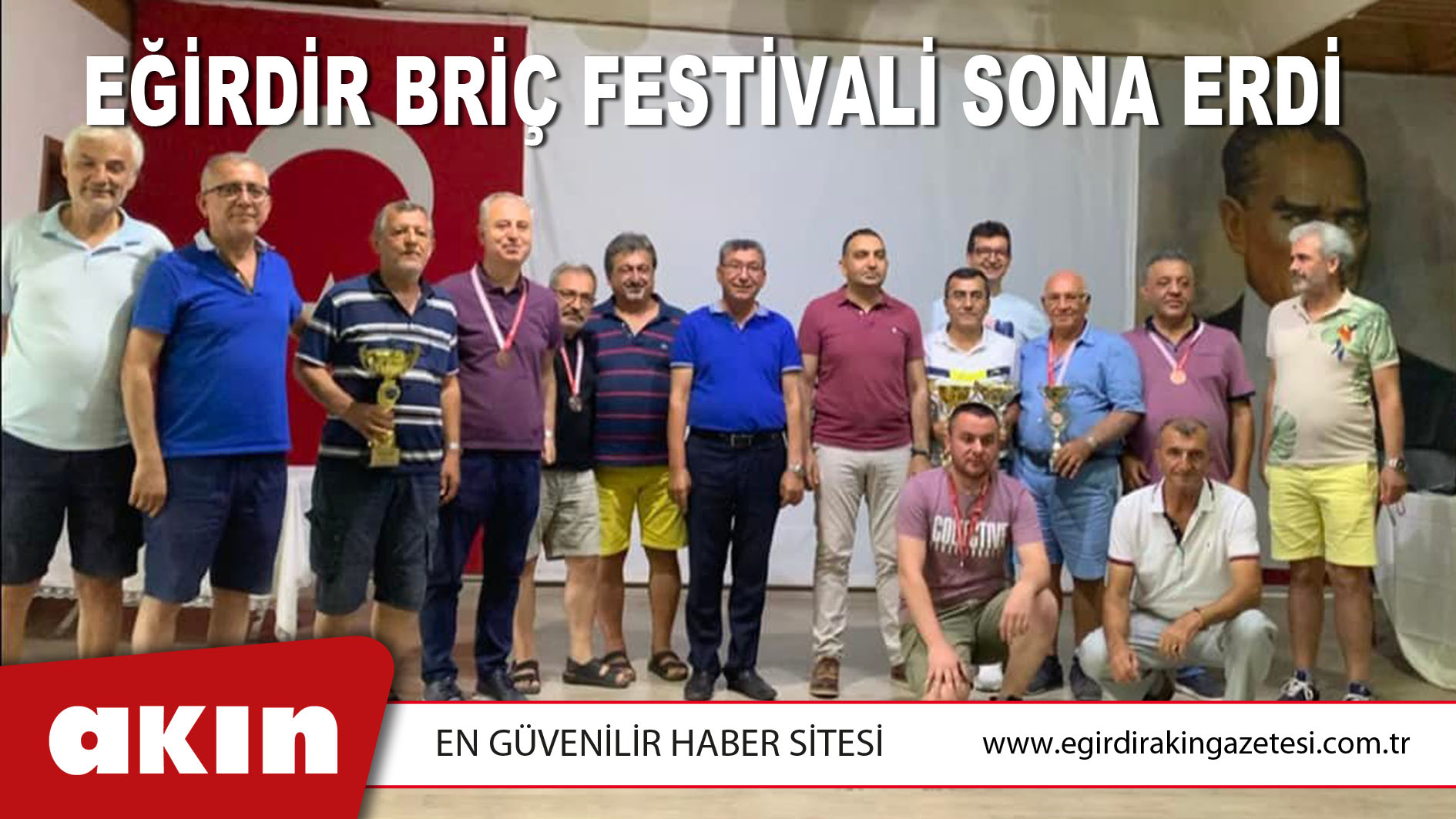 Eğirdir Briç Festivali Sona Erdi