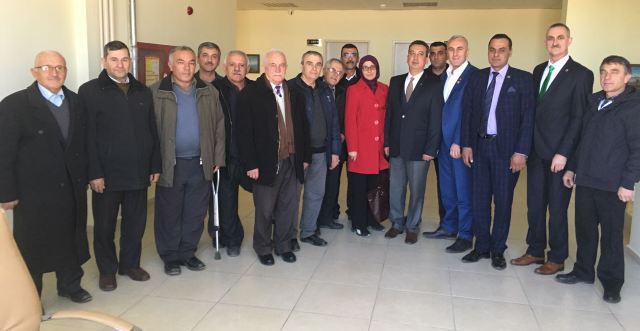 MUHTARLAR, EMNİYET MÜDÜRÜ İSMAİL KARASAKAL?I ZİYARET ETTİ