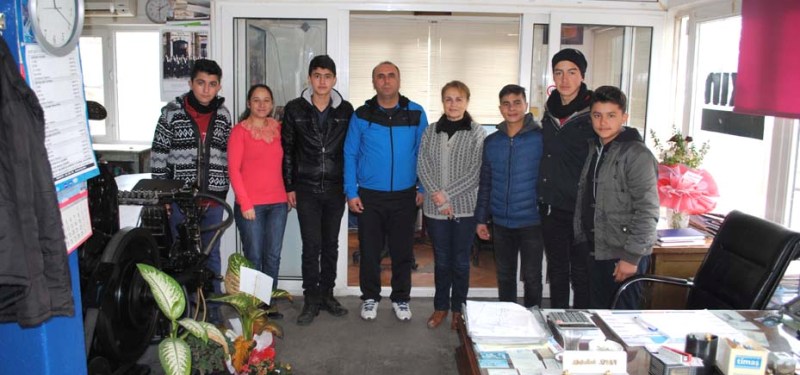 ŞAMPİYONLARDAN GAZETEMİZE ZİYARET?