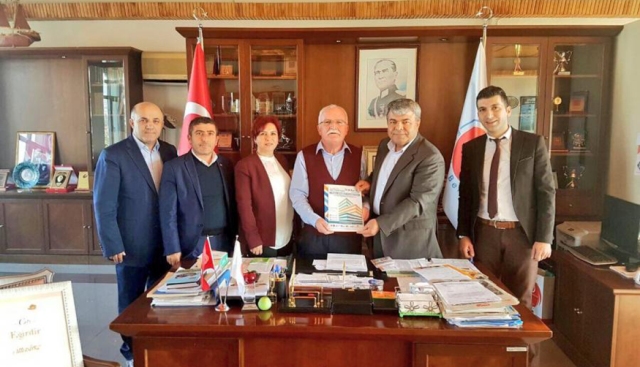 Akdeniz Belediyeler Birliği kurul üyelerinden, Başkan Şengöl'e Ziyaret