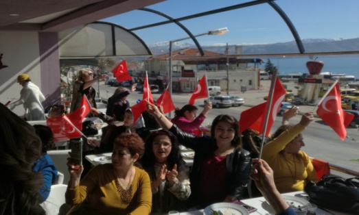 CHP EĞİRDİR KADIN KOLLARI, KADINLAR GÜNÜNÜ KUTLADI