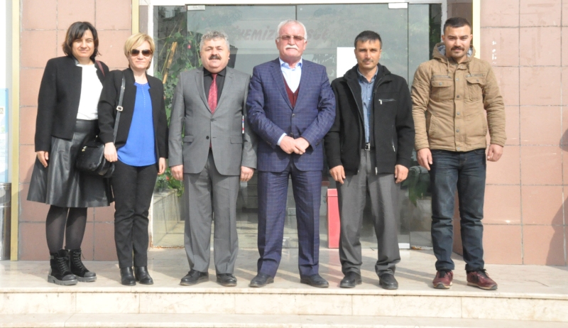 Seyit Onbaşı?nın torunu Muhammed Yıkar,  Başkan Şengöl'ü ziyaret etti