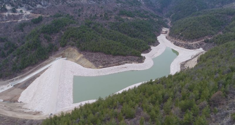Eğirdir Yukarıgökdere Barajında su tutuldu