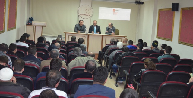 SAADET PARTİSİ ISPARTA MERKEZ İLÇE BAŞKANLIĞI REFERANDUM SANDIK KURULU ÜYELİĞİ EĞİTİM TOPLANTISI YAPILDI