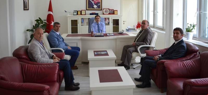 Eğirdir MHP Teşkilatı Kaymakam AKDAŞ?ı Makamında Ziyaret Ettiler