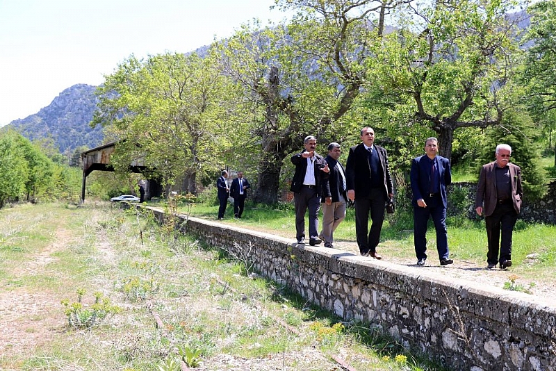 TCDD 7. Bölge Müdürü Adem Sivri Isparta Eğirdir hattında incelemelere bulundu