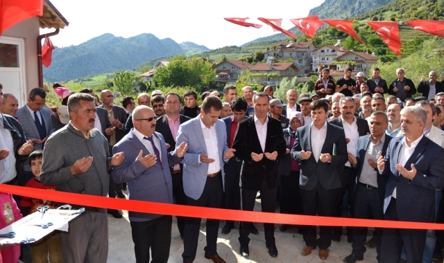 Akdoğan Köyü Sosyal Tesis Binası Açılışı ve Halk Toplantısı Yapıldı