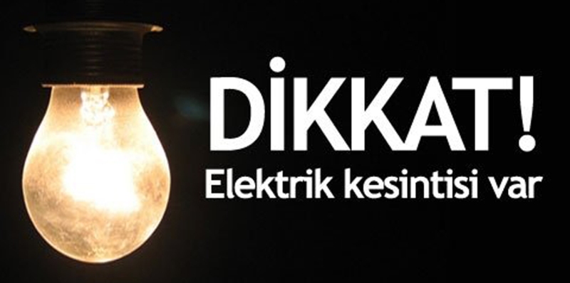 6-7 Haziran'da Eğirdir'de Elektrik Kesintisi Yapılacak...