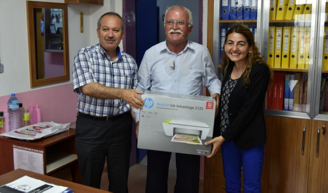 Eğirdir Belediyesi'nden, İmam Hatip Lisesi?ne Yazıcı Hediyesi