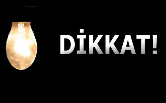 Cumartesi Günü Elektrikler Yok!