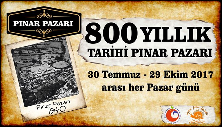 800 YILLIK TARİHİ PINAR PAZARI AÇILIYOR