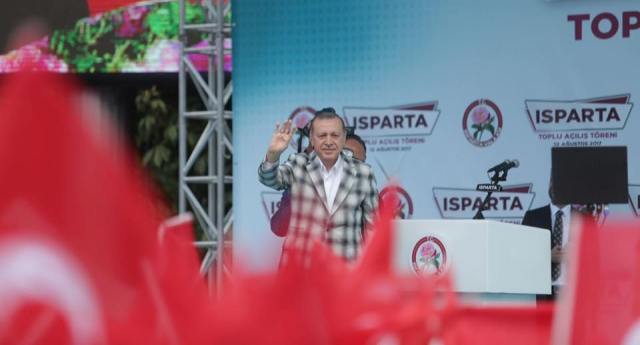 CUMHURBAŞKANI ERDOĞAN ISPARTALILARLA BULUŞTU