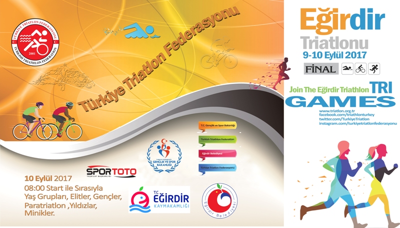 Triatlon 2017 Finali olup 10 Eylül?de Eğirdir Gölünde start alacak