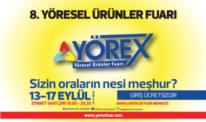 YÖREX, 13 Eylül?de kapılarını açıyor