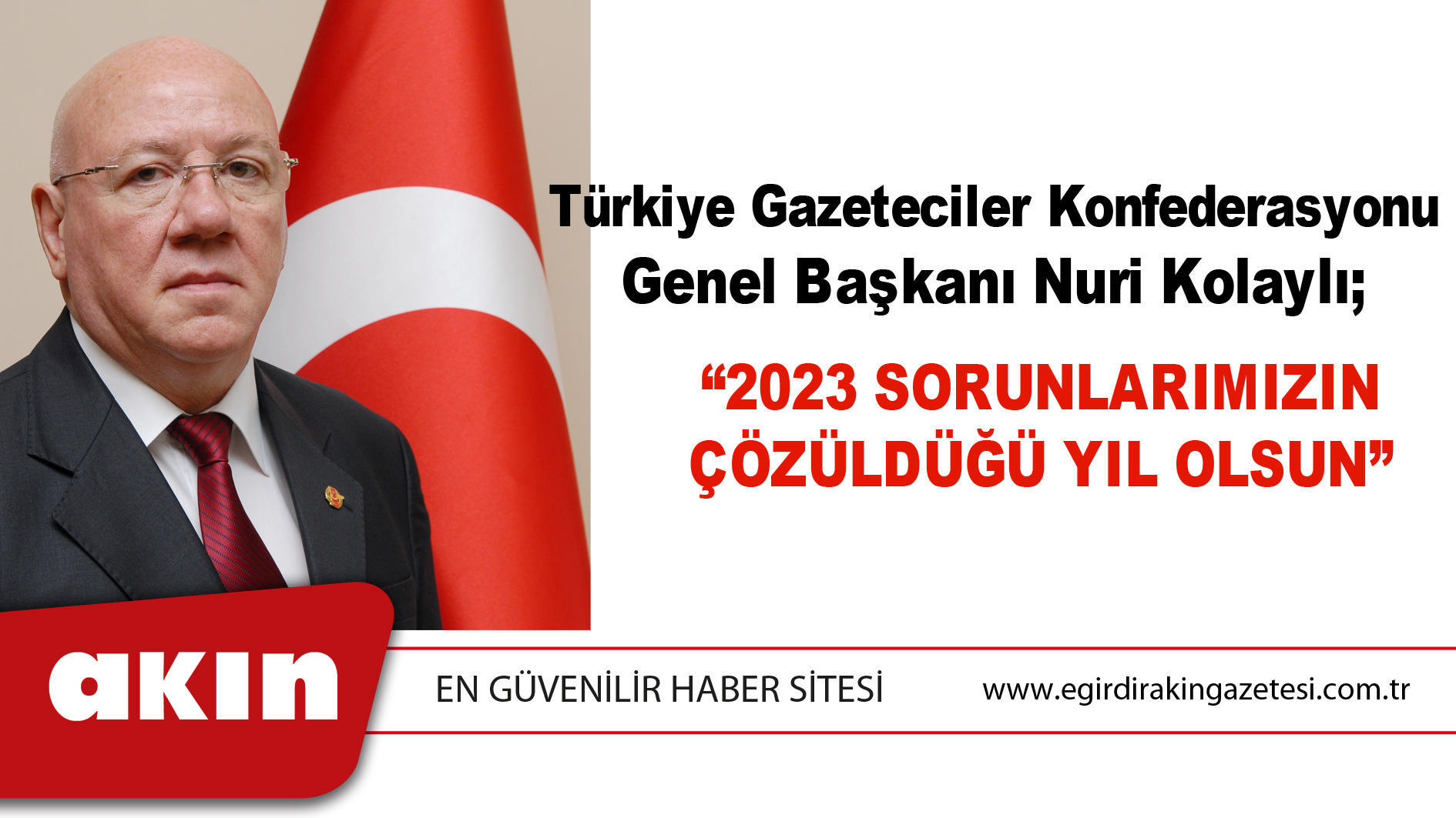 “2023 Sorunlarımızın Çözüldüğü Yıl Olsun”