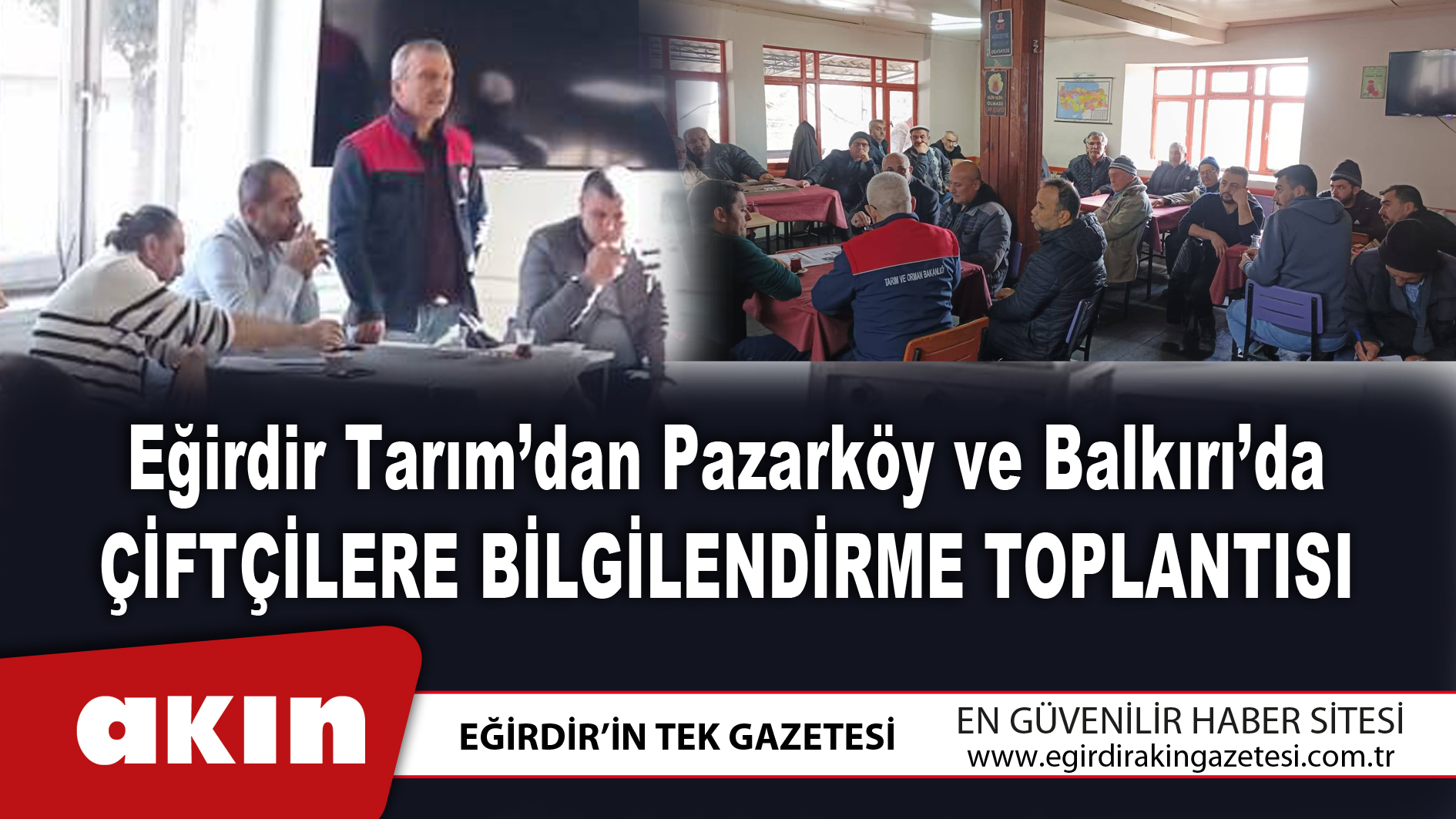 eğirdir haber,akın gazetesi,egirdir haberler,son dakika,Çiftçilere Bilgilendirme Toplantısı