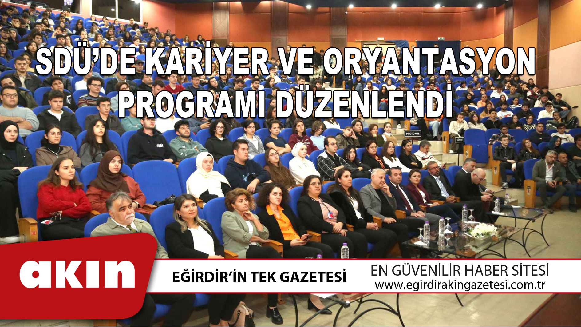 SDÜ’de Kariyer Ve Oryantasyon Programı Düzenlendi